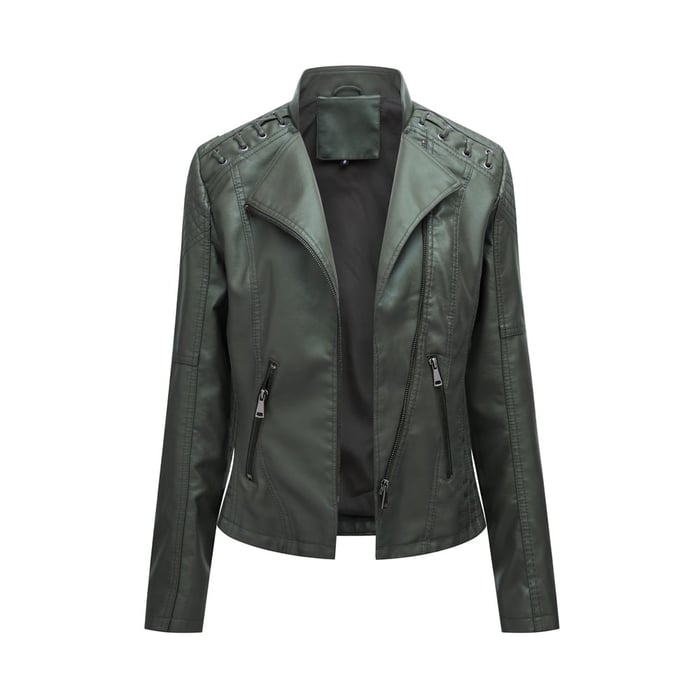 Nouvelle Arrivée - 50% DE RÉDUCTION💝💥 Veste en Cuir Lavé
