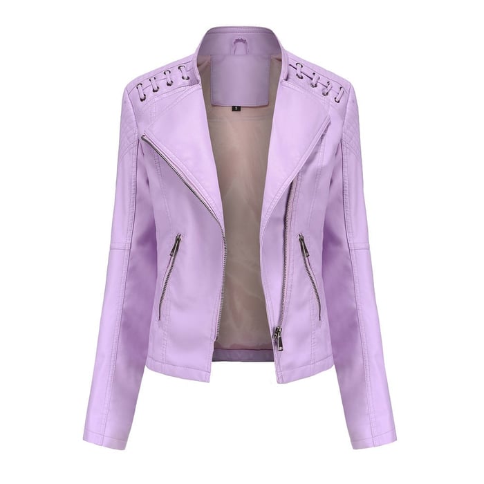 Nouvelle Arrivée - 50% DE RÉDUCTION💝💥 Veste en Cuir Lavé