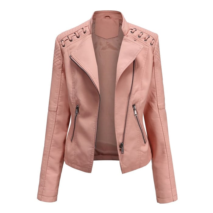 Nouvelle Arrivée - 50% DE RÉDUCTION💝💥 Veste en Cuir Lavé
