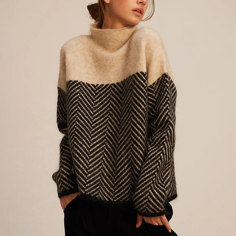 Louise™ | Pull Col Roulé