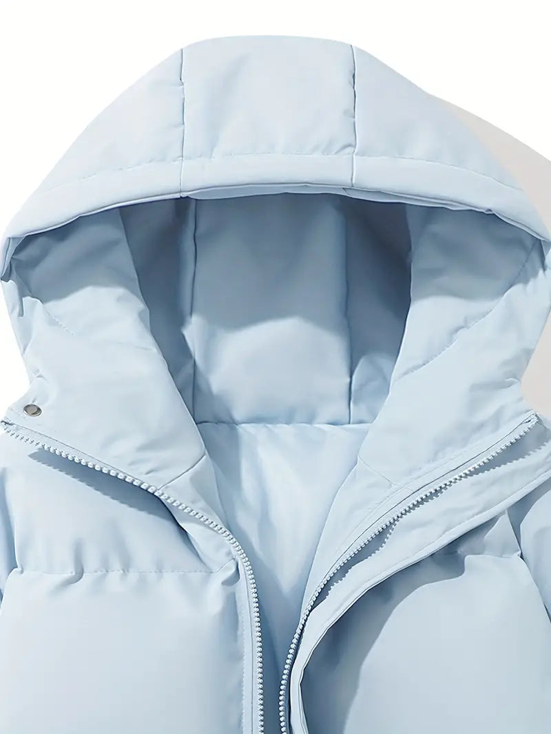 Nathalie Boutique | Manteau d’hiver chaud avec capuche.