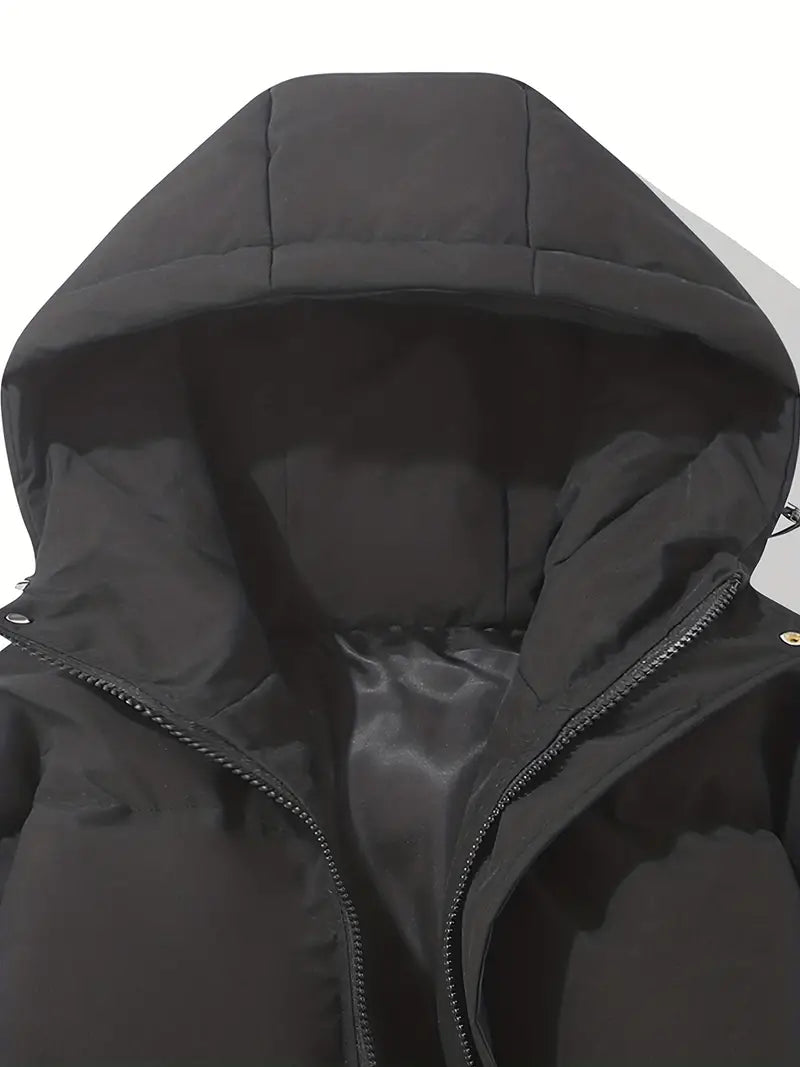 Nathalie Boutique | Manteau d’hiver chaud avec capuche.