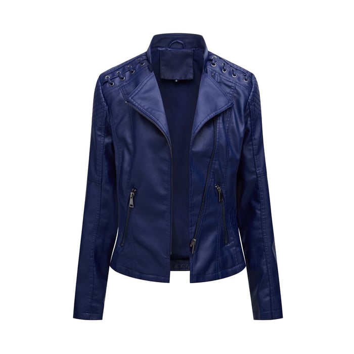 Nouvelle Arrivée - 50% DE RÉDUCTION💝💥 Veste en Cuir Lavé
