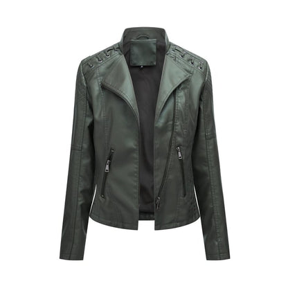 Nouvelle Arrivée - 50% DE RÉDUCTION💝💥 Veste en Cuir Lavé