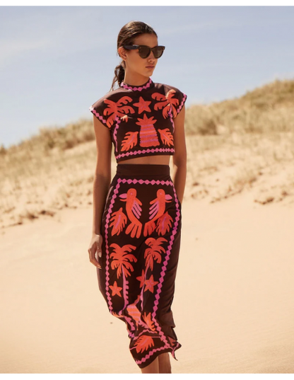 Katia™ | Ensemble Tailleur Top et Jupe