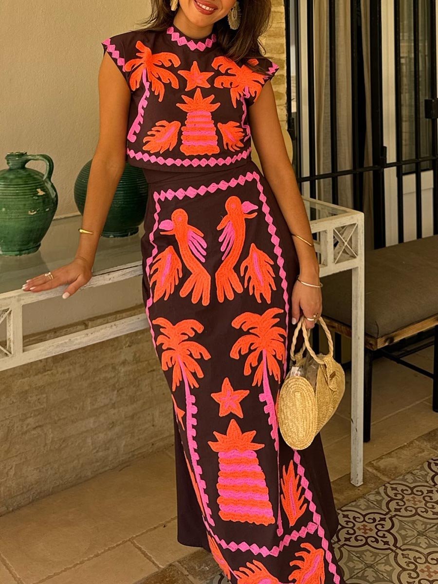 Katia™ | Ensemble Tailleur Top et Jupe