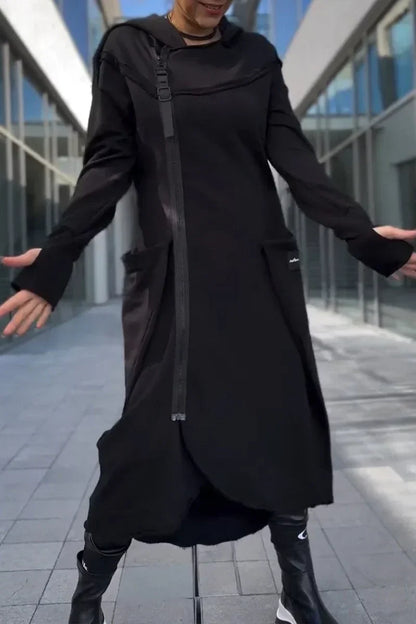 MANA™ | HOODIE LONG AVEC ZIP EN TISSUS LÉGERS ET RESPIRANTS